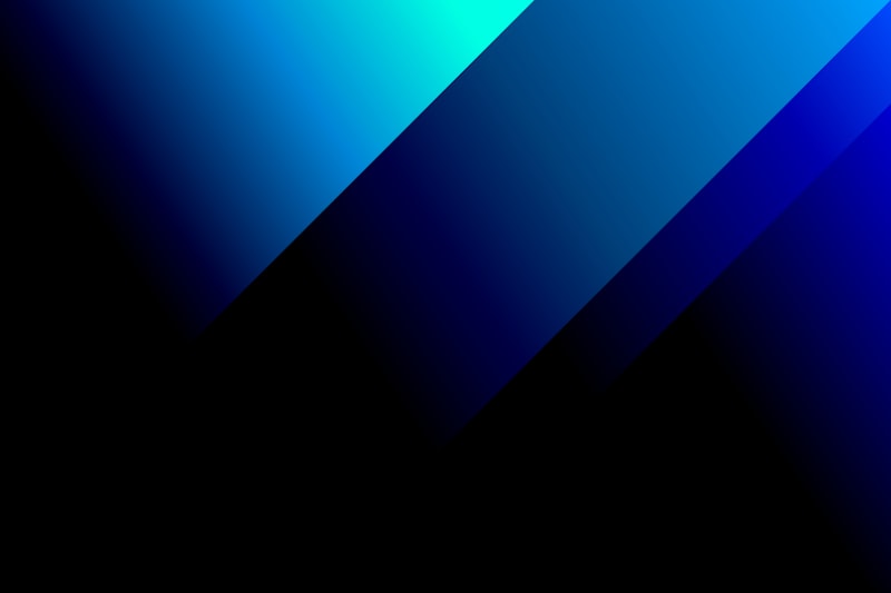 Blue and black digital gradient abstract background representing AI processing pipeline